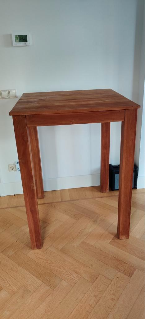 Teak houten tafeltje/bar, Antiek en Kunst, Antiek | Meubels | Tafels, Ophalen of Verzenden