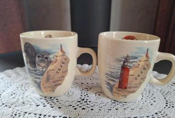 Texel koffie mokjes beschikbaar voor biedingen