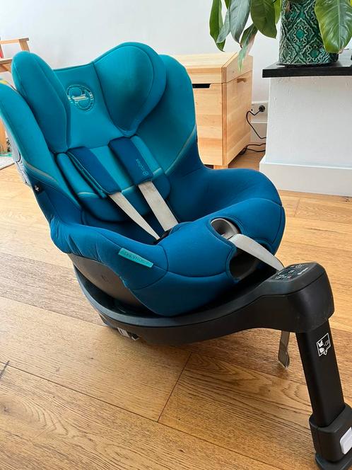 Autozitje Cybex Sirona blauw met base, Kinderen en Baby's, Autostoeltjes, Gebruikt, Overige merken, Isofix, Verstelbare rugleuning