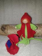 Wolvilt vilt seizoenstafel klaproospopje, Ophalen of Verzenden, Nieuw, Figuurtje(s), Wolvilt