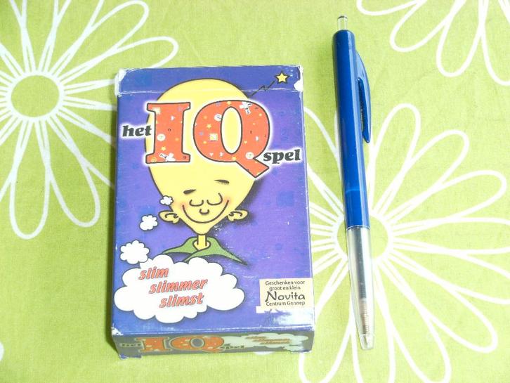 Het IQ spel - Superleuke braintrainer, Hobby en Vrije tijd, Gezelschapsspellen | Overige, Gebruikt, Een of twee spelers, Drie of vier spelers