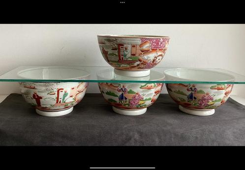 Antieke begin 19e eeuw engelse pearlware kommen, Antiek en Kunst, Antiek | Schalen, Ophalen of Verzenden
