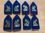 4 sets kraagemblemen huzaren cavalerie, Verzamelen, Verzenden, Landmacht, Nederland, Embleem of Badge