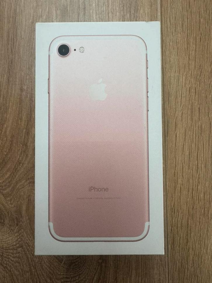 Leeg iPhone 7 Rose Gold 32gb doosje, Telecommunicatie, Mobiele telefoons | Toebehoren en Onderdelen, Zo goed als nieuw, Apple iPhone