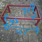 Pierre vandel Paris art deco salontafel, Ophalen, Gebruikt, 75 cm of meer, 60 cm of meer