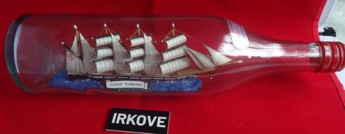 SCHIP IN FLES * Twee Stuks *, Verzamelen, Scheepvaart, Zo goed als nieuw, Schaalmodel, Zeilboot, Verzenden