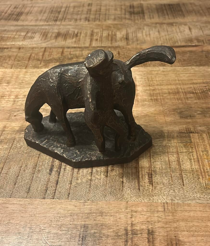 Metale beeld te koop, Ophalen of Verzenden, Zo goed als nieuw