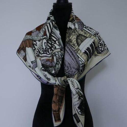Zijden Sjaal Chideco 110x110cm Nieuw, Kleding | Dames, Mutsen, Sjaals en Handschoenen, Nieuw, Sjaal, Ophalen of Verzenden