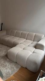 Modulaire hoekbank beige-crème met chaise longue rechts, Huis en Inrichting, Banken | Sofa's en Chaises Longues, Ophalen, Japandi