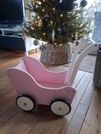 Roze houten poppenwagen - Zo goed als nieuw!, Kinderen en Baby's, Ophalen, Zo goed als nieuw, Overige typen