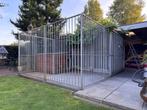 Te koop aangeboden: Hondenkennel gegalvaniseerd, Dieren en Toebehoren, Hondenhokken, Ophalen, Hondenkennel, 110 cm of meer, 100 cm of meer