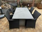 (Natuur)stenen tuintafel, Ophalen, Zo goed als nieuw, Tuinset, Overige materialen