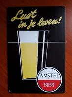 Amstel Bier 20x30 cm Reclamebord, Verzamelen, Biermerken, Ophalen of Verzenden, Nieuw, Reclamebord, Plaat of Schild, Amstel