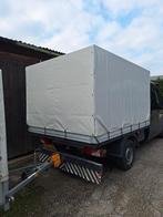 Huif/ huifzeil voor open bakwagen, Ophalen