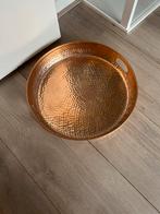 Koperen dienblad, Huis en Inrichting, Woonaccessoires | Dienbladen, Ophalen, Gebruikt, Rond, Metaal