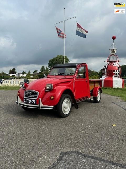 Citroen 2CV6 Pickup *Gerestaureerd ! *NAP *2e EIG !, Auto's, Bestelauto's, Bedrijf, Te koop, Metallic lak, Open dak, Citroën, Benzine
