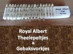 Royal Albert FLOWERS OF THE MONTH. LEPELTJES/VORKJES Klik RK, Ophalen of Verzenden