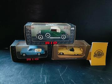 1:43 Rio Bugatti modellen en een Ford  beschikbaar voor biedingen