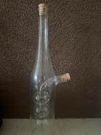 Glazen Fles Decoratie, Huis en Inrichting, Woonaccessoires | Vazen, Ophalen, Wit, 75 cm of meer, Glas