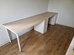 2x bureaublad, tafelblad, ikea, opbergmiddelen, 2x tafelpoot, Huis en Inrichting, Bureaus, Ophalen, Zo goed als nieuw, Bureau