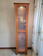 Vitrinekast - Kersenhout met verlichting, Huis en Inrichting, Kasten | Vitrinekasten, Ophalen, Met plank(en), Klassiek, 50 tot 100 cm