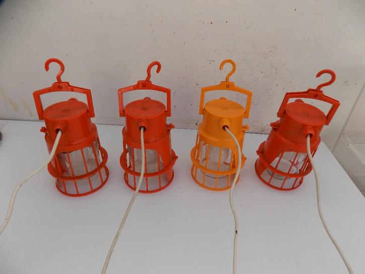 Lamp hanglamp jaren 70 kunststof kamperen feestverlichting, Huis en Inrichting, Woonaccessoires | Overige, Gebruikt, Ophalen of Verzenden