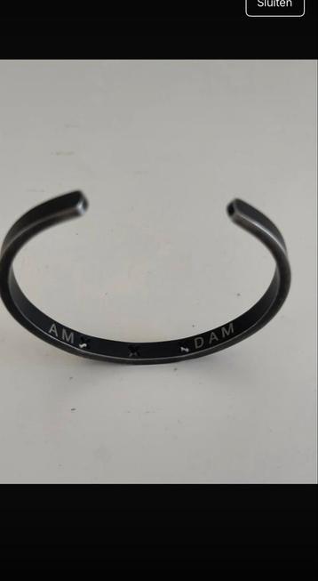 Zwarte Armband Amsterdam 3 sterren beschikbaar voor biedingen