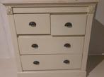 Ladekast creme, Huis en Inrichting, Gebruikt, 3 of 4 laden, Minder dan 100 cm, Overige houtsoorten