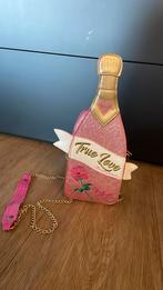 Glitter tas in de vorm van een champagnefles, Sieraden, Tassen en Uiterlijk, Tassen | Damestassen, Nieuw, Ophalen of Verzenden