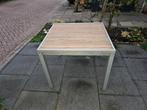 Te koop tuintafel, Tuin en Terras, Tuintafels, Ophalen, Gebruikt, Vierkant, Aluminium