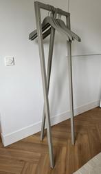 HAY Loop stand hall - grijs met 8 hangers (grijs), Ophalen, Zo goed als nieuw, Metaal, Staande kapstok