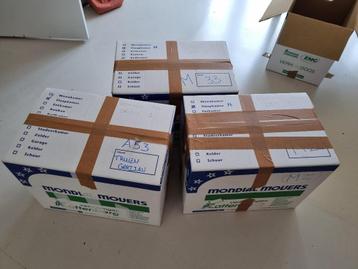 3 verhuizdozen met boeken Nederlands- zie lijst beschikbaar voor biedingen