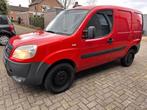 Fiat Doblò 1.3 JTD Euro 4 2008 142000 km nap schuifdeur trek, Voorwielaandrijving, Stof, Gebruikt, Zwart
