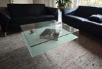 Laatste kans, mooie glazen tafel, Ophalen, 100 tot 150 cm, 50 tot 100 cm, Zo goed als nieuw