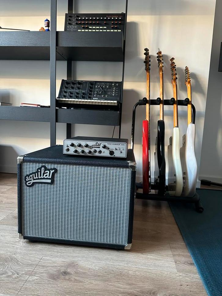 Aguilar Tone Hammer 500 + BD112 Basversterker, Muziek en Instrumenten, Versterkers | Bas en Gitaar, Gebruikt, Basgitaar, 100 watt of meer