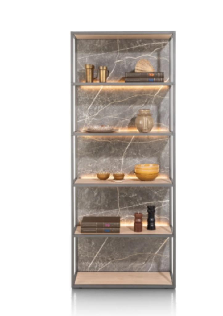 XOOON Helsinki Boekenkast, Huis en Inrichting, Kasten | Boekenkasten, Nieuw, 50 tot 100 cm, 150 tot 200 cm, 25 tot 50 cm, Metaal