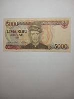 Indonesië 5000 rupiah 1986, Postzegels en Munten, Bankbiljetten | Azië, Ophalen of Verzenden, Zuidoost-Azië