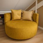 Comfortabele gele designstoel – perfecte staat!, Huis en Inrichting, Banken | Sofa's en Chaises Longues, Eenpersoons, Ophalen of Verzenden