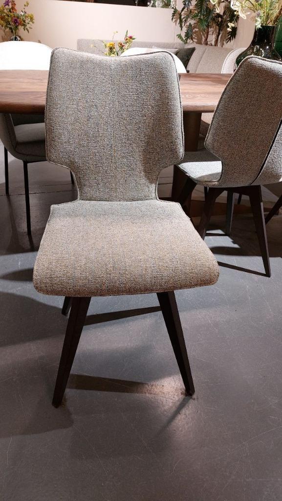 6x eetkamerstoel design Spin F van het merk Bree's New World, Huis en Inrichting, Stoelen, Nieuw, Vijf, Zes of meer stoelen, Stof
