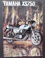 Folder Yamaha XS 750 - 1977 - 2 blz (Engels), Motoren, Verzenden, Yamaha