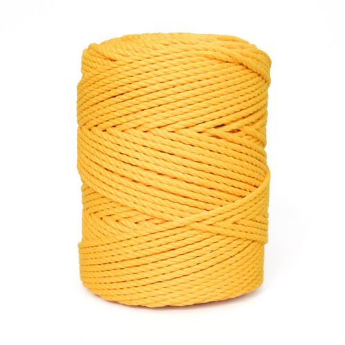 4 mm twisted macrame touw Sunflower 160 meter 1 kilo katoen, Hobby en Vrije tijd, Overige Hobby en Vrije tijd, Nieuw, Ophalen of Verzenden