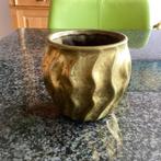 Plantpot, bloempot, goud, brons, Daan Kromhout, Huis en Inrichting, Kamerplanten, Ophalen