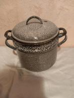 Grijsgewolkt emaille rijstkoker, Ophalen of Verzenden
