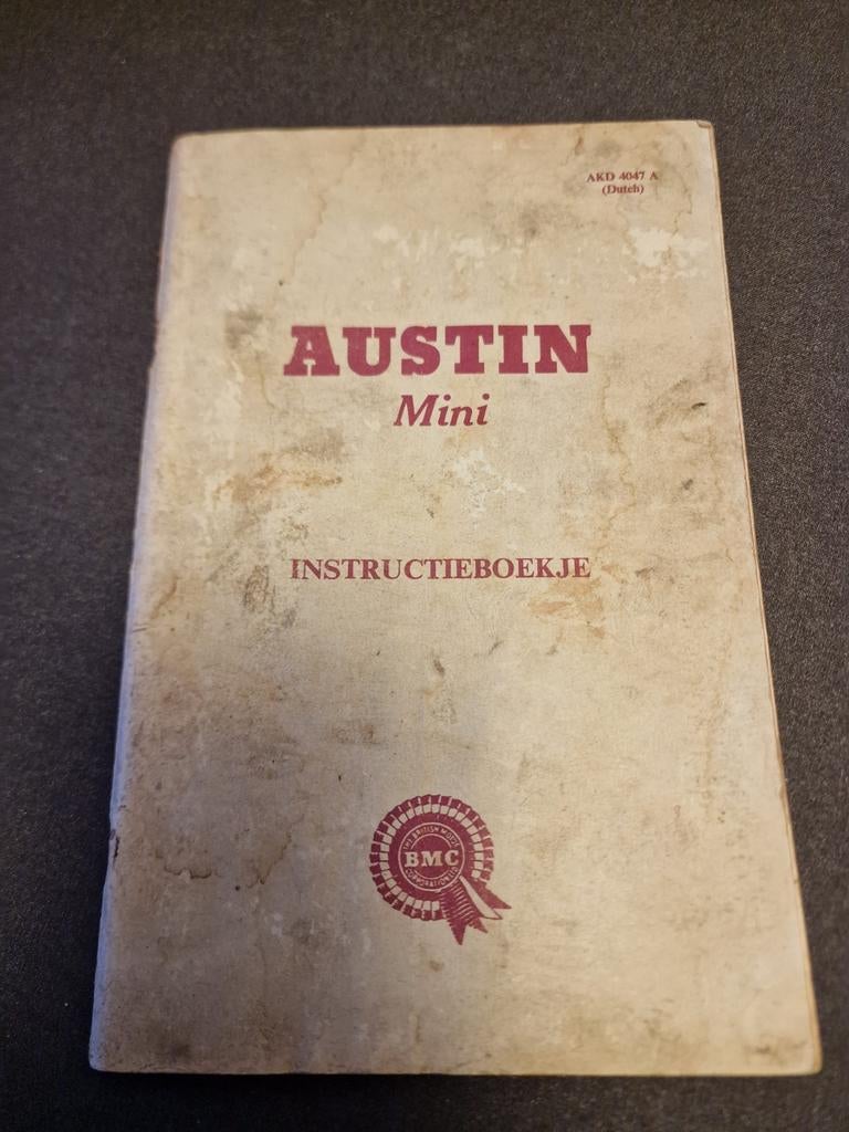 Austin Mini Instructieboekje - Origineel NL, Ophalen