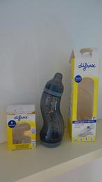 Baby fles Difrax +  nieuwe speen, Kinderen en Baby's, Flessen- of potjesverwarmer, Ophalen of Verzenden, Zo goed als nieuw