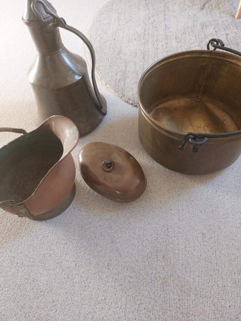 Diverse koperen spullen, Antiek en Kunst, Antiek | Koper en Brons, Ophalen of Verzenden