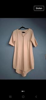 Mooi travelstof jurkje creme /beige, Kleding | Dames, Ophalen of Verzenden, Zo goed als nieuw