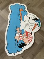 Geboortebord PSV/Ajax ooievaar - 120x80 cm, Verzamelen, Sportartikelen en Voetbal, Ophalen, Gebruikt, PSV, Overige typen