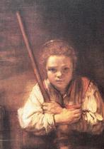 Rembrandt Meisje met een bezem ( Girl with a Broom), Antiek en Kunst, Kunst | Schilderijen | Klassiek, Ophalen of Verzenden