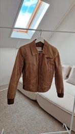 Leren jas bruin maat S merk Oakwood, Kleding | Dames, Ophalen of Verzenden, Zo goed als nieuw, Maat 36 (S), Bruin